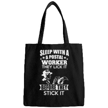 Discover Postal worker - They lick it before they stick it Bags