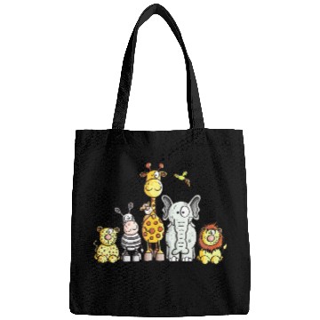 Discover Happy African Animal Team Bags