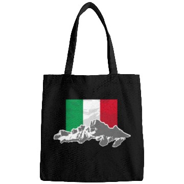 Discover Italy - Flag & Mountains Bags