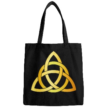 Discover Original Triquetra circle celtic knot gold Bags