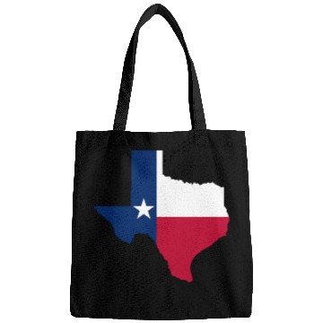 Discover Texas State Flag Map Bags