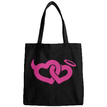 Discover devil & angel hearts Bags