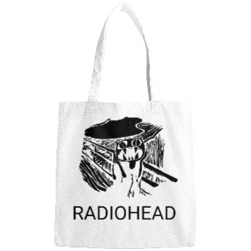 Discover Scared in Black Radiohead Bags