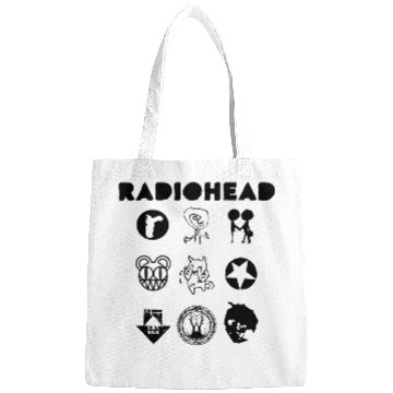 Discover Radiohead Black All Icon Bags