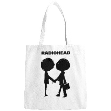 Discover Shake hands With Black Radiohead Bags