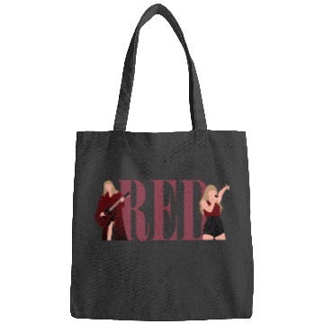 Discover TaylorSwift Red eras tour art Bags