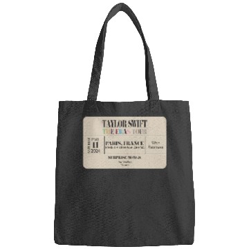 Discover paris n3 eras tour commemorative ticket Bags