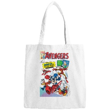 Discover Disney 100 Mickey Mouse & Friends Avengers Comics Book Retro Bags