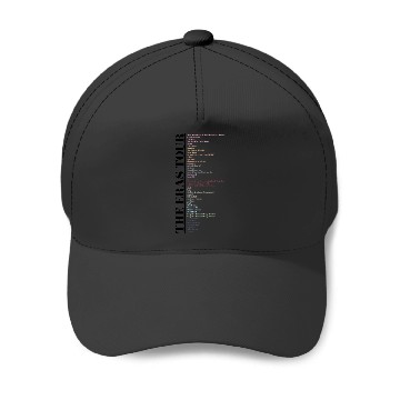 Discover eras tour UPDATED SETLIST Baseball Caps