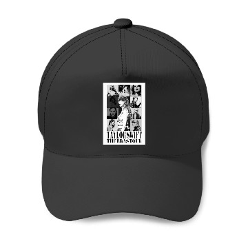Discover eras tour black and white Baseball Caps