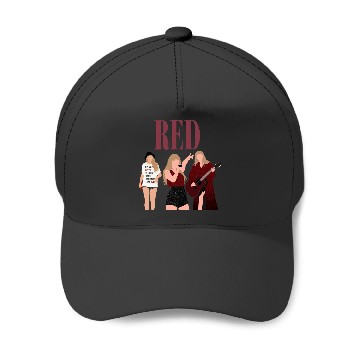 Discover taylorc swift red eras tour art Baseball Caps