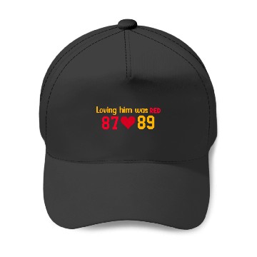 Discover Loving Him Was RED taylorr Swift x Travis Kelce Baseball Caps