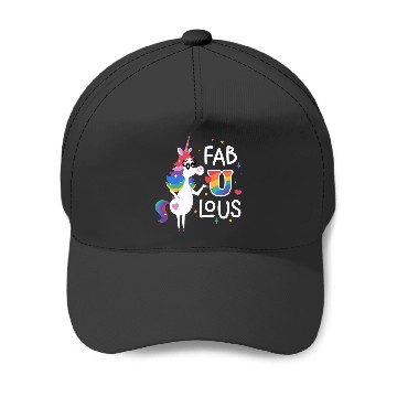 Discover Disneyss Pixars Inside Out Pride Rainbow Unicorns Fabulous Baseball Caps