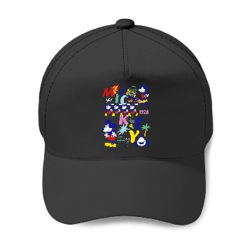 Discover Disney Mickey Mouse Vintages Never Bored Baseball Caps