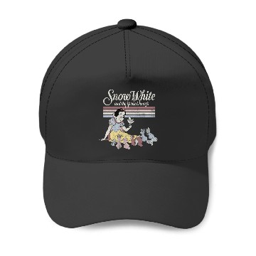 Discover Disney Snow White Critters  Stripe Graphic Baseball Caps