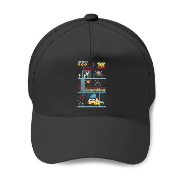 Discover Disney Pixar Toy Story 8-Bit Video Game Scene Baseball Caps