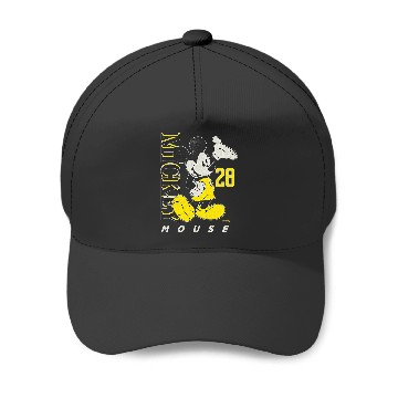 Discover Disney Mickey Mouse Vintages  28 blacks Yellow Baseball Caps
