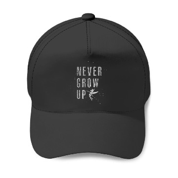 Discover Disney Peter Pan Tinker Bell Never Grow Up Sparkle Baseball Caps