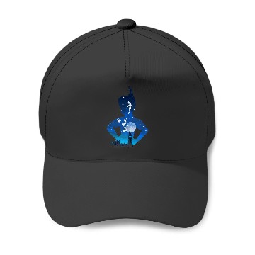 Discover Disney Peter Pan Midnight London Flight Silhouette Fill Baseball Caps