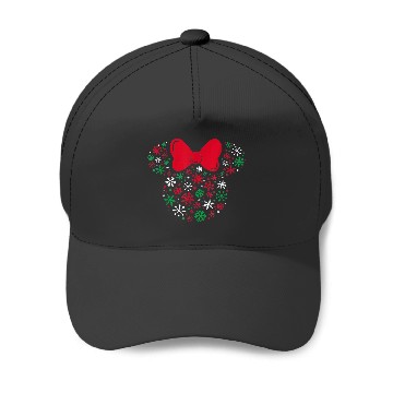 Discover Disney Minnie Holiday Snowflakes Baseball Caps
