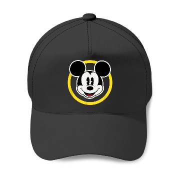 Discover Amazon Essentials Disney Smiling Mickey in Yello Baseball Caps