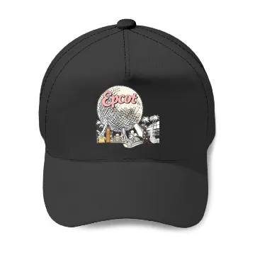 Discover Disney Epcot  Baseball Caps, Epcot World Tour Baseball Caps, Epcot Center 1982 Baseball Caps