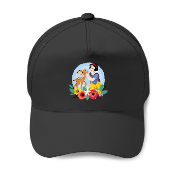 Discover Disney Princess - Floral Snow White Deer Baseball Caps