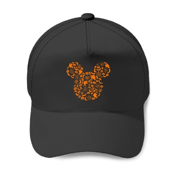 Discover Disney Mickey Mouse Halloween Silhouette Baseball Caps