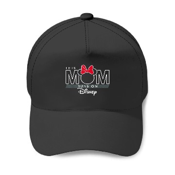 Discover Disney Minnie Mouse This Mom Runs on Disney T-Sh Baseball Caps
