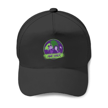Discover Marvel Studios She-Hulk Disney Plus Spray Paint Baseball Caps