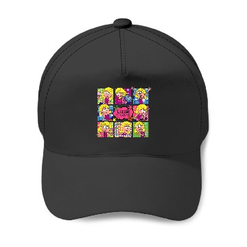 Discover Disney Lizzy McGuire Multi Lizzie's Moods Big Chest Panels Baseball Caps