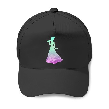 Discover Disney Princess Tiana Silhouette Pretty Tie Dye Baseball Caps