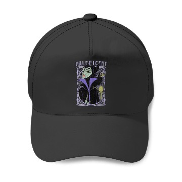 Discover Disney Sleeping Beauty Maleficent Old School Pos Baseball Caps