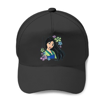 Discover Disney Princess Mulan Flowers Baseball Caps