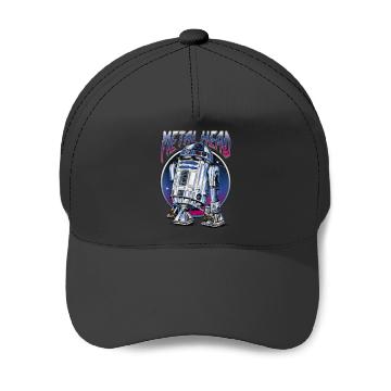 Discover R2D2 Metal Head Disney+ T-Shirt Baseball Caps