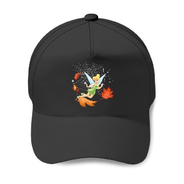 Discover Disney Peter Pan Tinker Bell Fall Spider Web Leaf Baseball Caps