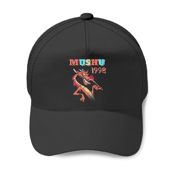 Discover Disney Mulan Mushu 1998 Cool Dragon Baseball Caps