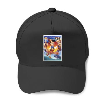 Discover Disney Pinocchio Movie Poster Group Shot Baseball Caps