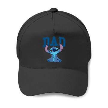 Discover Disney Lilo Stitch  Dad Cool Stitch Collegiate L Baseball Caps