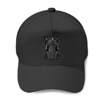 Discover Disney Sleeping Beauty Maleficent Floral Tarot C Baseball Caps