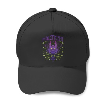 Discover Disney Villains Maleficent Dragon Line Design Baseball Caps