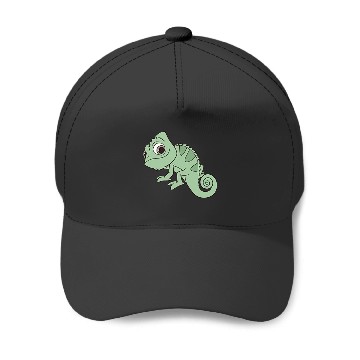 Discover Disney Tangled Pascal Cute Pose Left Chest Pocket Logo Baseball Caps