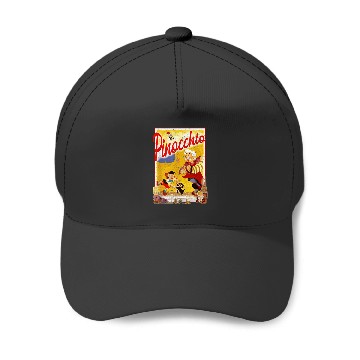 Discover Disney Pinocchio  Storybook Poster Baseball Caps