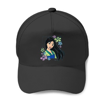 Discover Disney Princess Mulan Flowers Baseball Caps