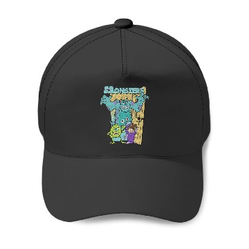 Discover Womens Disney Pixarss Monsters Inc. Mike Sully Boo Group VNeck Baseball Caps