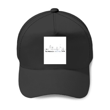 Discover Heartbeat of runDisney addict Baseball Caps