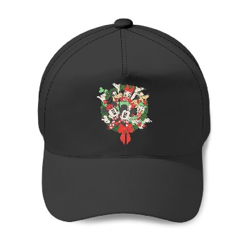 Discover Disney Group Shot Christmas Wreath ,Long Sleeve Baseball Caps