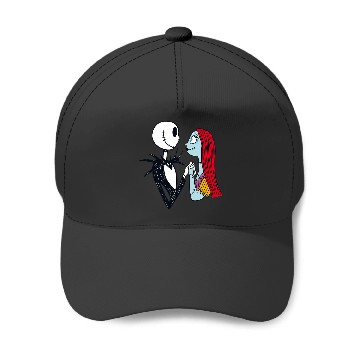 Discover disney nightmare bee christmas jack and sally Baseball Caps