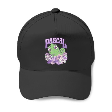 Discover Disney Tangled Cute Pascal Floral Pastel Big Che Baseball Caps