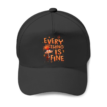 Discover Disneyss Pixars Inside Out 2 Everything Is Fine Anxietys Logo Baseball Caps